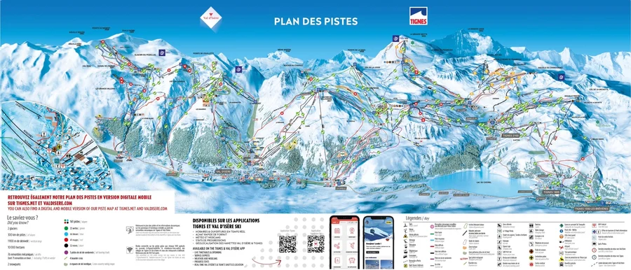 Val d'Isere resort map