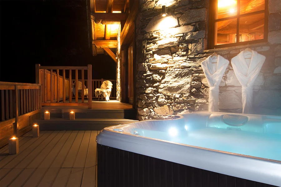Stunning chalet for ten in quiet area of the resort photo 4