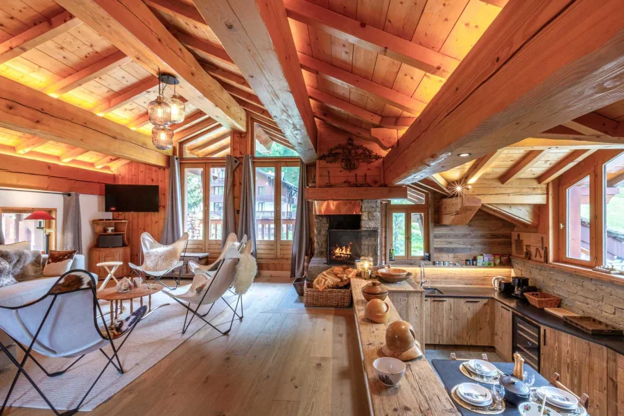 Warm family ski-in ski-out apartment photo 3